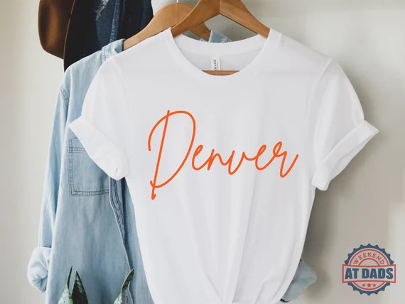 Denver Football Shirt Denver Tshirt Denver Sweatshirt Gift - Etsy | Etsy (US)