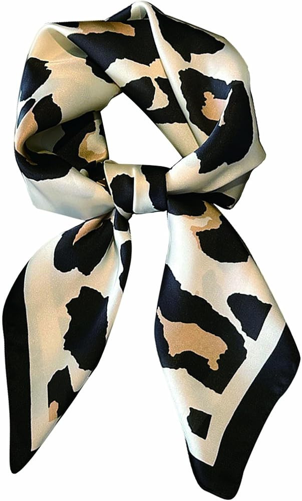 Silky Scarf for Women Lightweight Satin Bandanas Neck Hair Wrap For Sleeping Head Scarves 27.5" | Amazon (US)