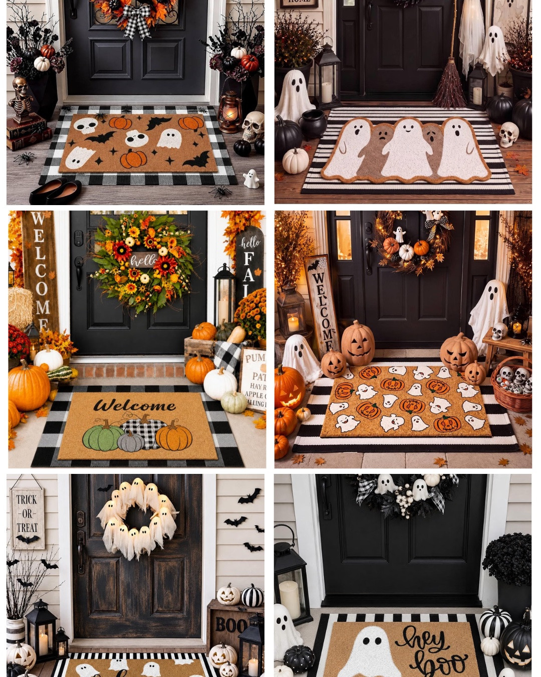 🍂🎃 FALL HAS ENTERED THE CHAT… AND YOUR FRONT DOOR NEEDS A NEW MAT! 👻🧡
Nothing says “Welcome, witches!” quite like a festive fall or Halloween doormat. From pumpkins, ghosts and black cats to cozy buffalo plaid, sunflowers and cheeky “Hey Boo!” messages, these mats are basically the first sip of pumpkin spice for your porch. ☕️🍁
✨ When to put them out:
Start with the pumpkin-y fall designs in September and let them carry you right through Thanksgiving. Then swap in the spooky ghosts, bats and BOO-tiful designs around late September or early October for maximum Halloween magic. 🎃👻
🏡 Where to display them:
• Front door = instant curb-appeal upgrade
• Back or patio door = because every entrance deserves some seasonal sass
• Garage entry = make even the everyday entrance festive
• Covered porch = layer them over a larger buffalo-check or striped outdoor rug for that Pinterest-perfect look
Pair them with pumpkins, mums, lanterns, wreaths and a few spooky little friends and suddenly your porch is giving “fall fairy tale meets haunted house chic.” 🧡🖤
Because honestly… you can never have too many pumpkins, too much plaid, or one more adorable BOO mat. 👻🍂🎃
#FallDecor #HalloweenDecor #FallPorch #HalloweenPorch #Doormat #FrontDoorDecor #FallShopping #HalloweenShopping

#LTKHome #LTKSeasonal
