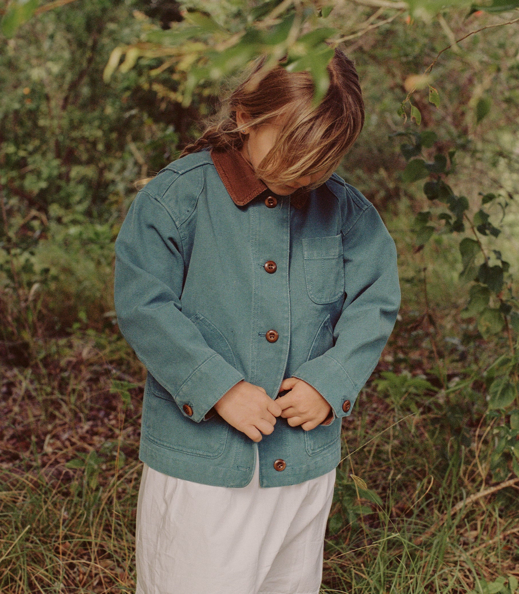 Little Pascual Jacket - Caspian Blue | DÔEN | DOEN