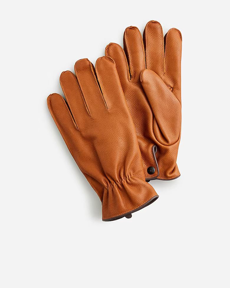 Leather gloves with wool lining | J. Crew US