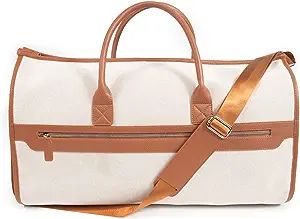 Capri 2 -n-1 Garment and Duffel Bag, Brown - Convertible, Carry-On, Travel, Hangable, Protect Sho... | Amazon (US)