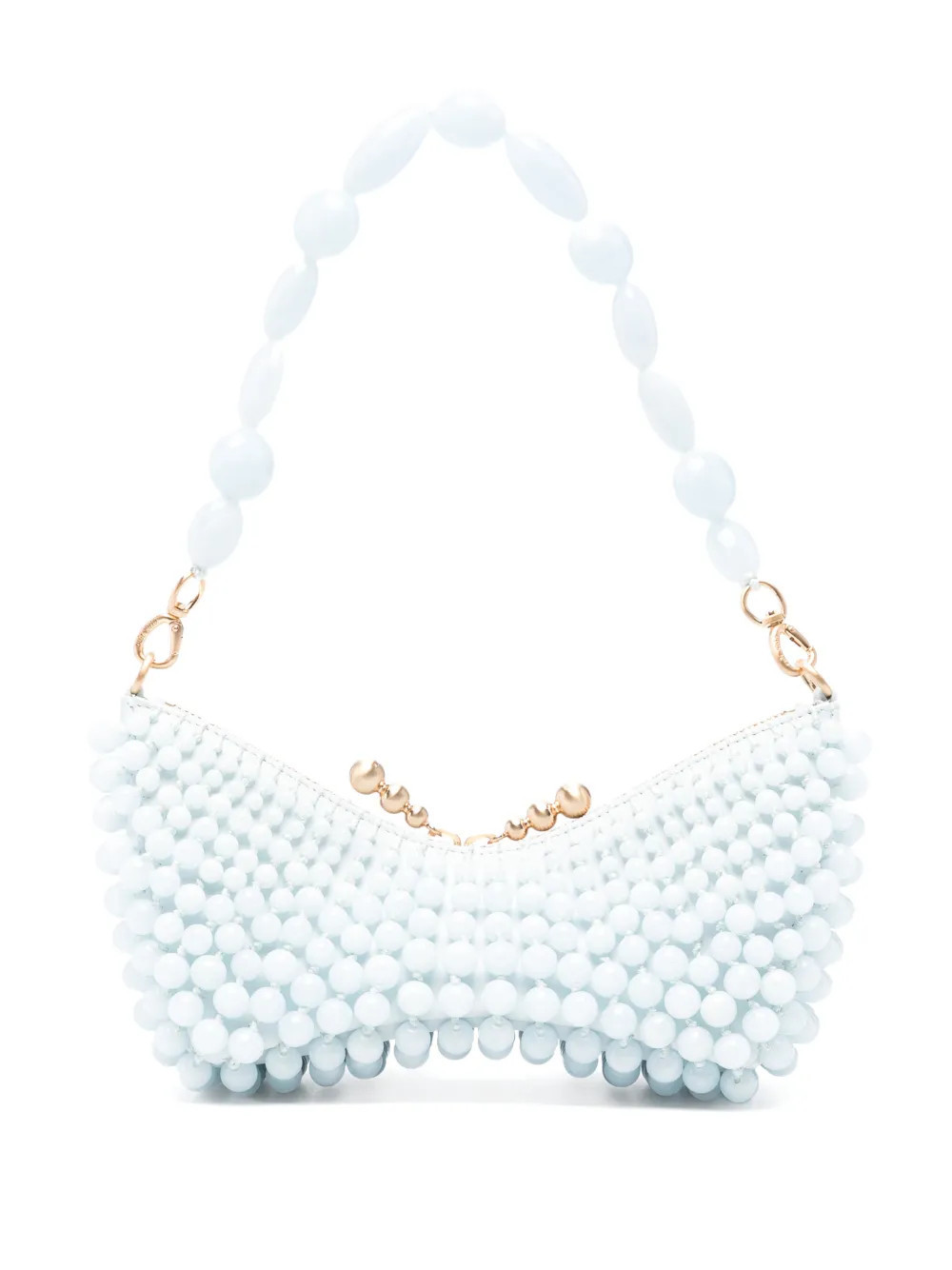 Cult Gaia Mercier mini tote bag - Blue | Farfetch Global