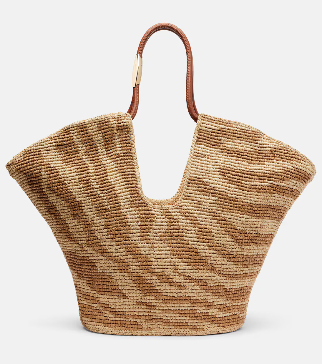 Goldentime Large raffia tote bag | Mytheresa (UK)