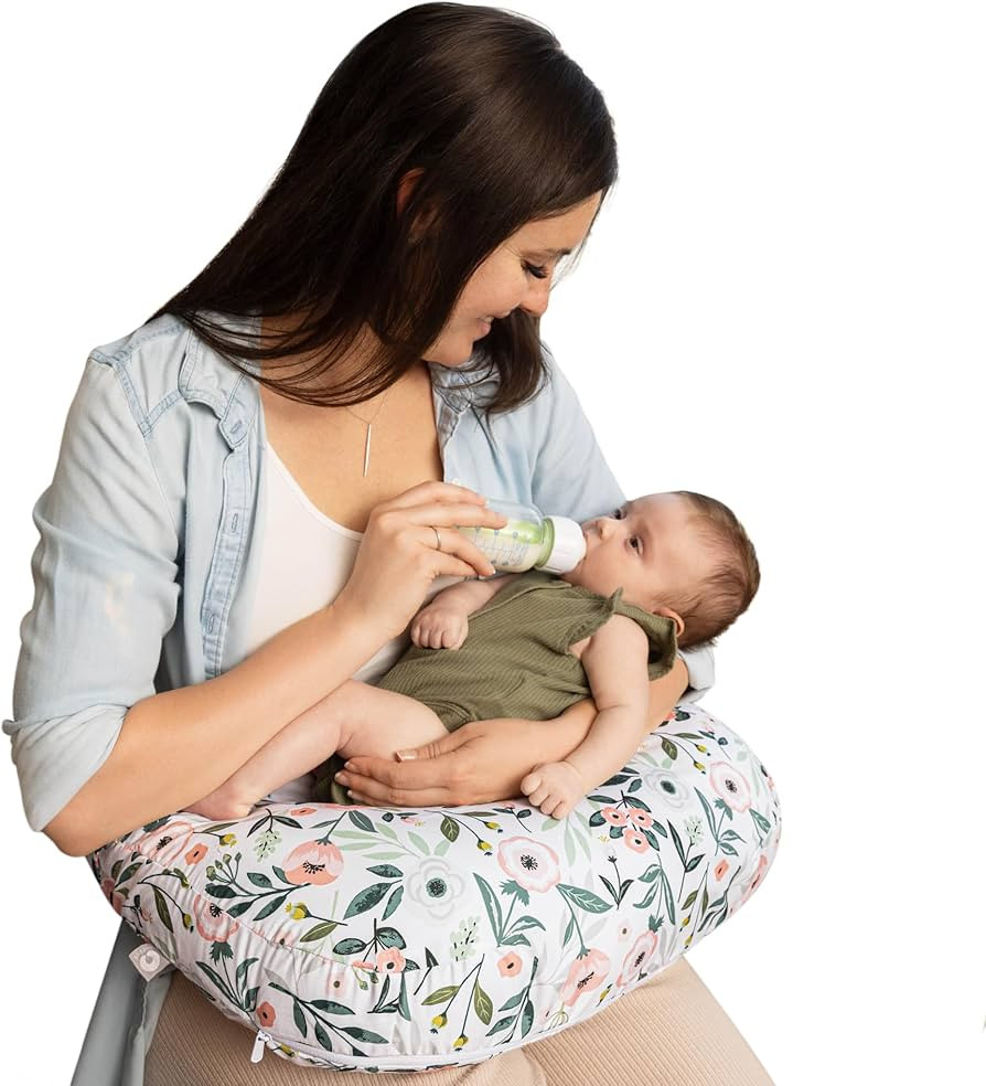 Boppy Nursing Pillow - Ergonomic Bottle & Breastfeeding Pillow with High, Firm, Large Area, Water... | Amazon (US)