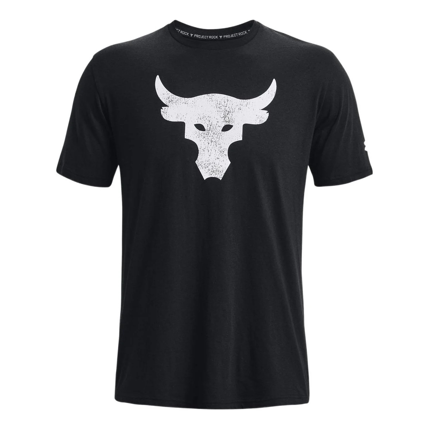 Under Armour Project Rock Brahma Bull Short Sleeve T-shirt 'Black Ivory' 1361733-003 | KICKS CREW