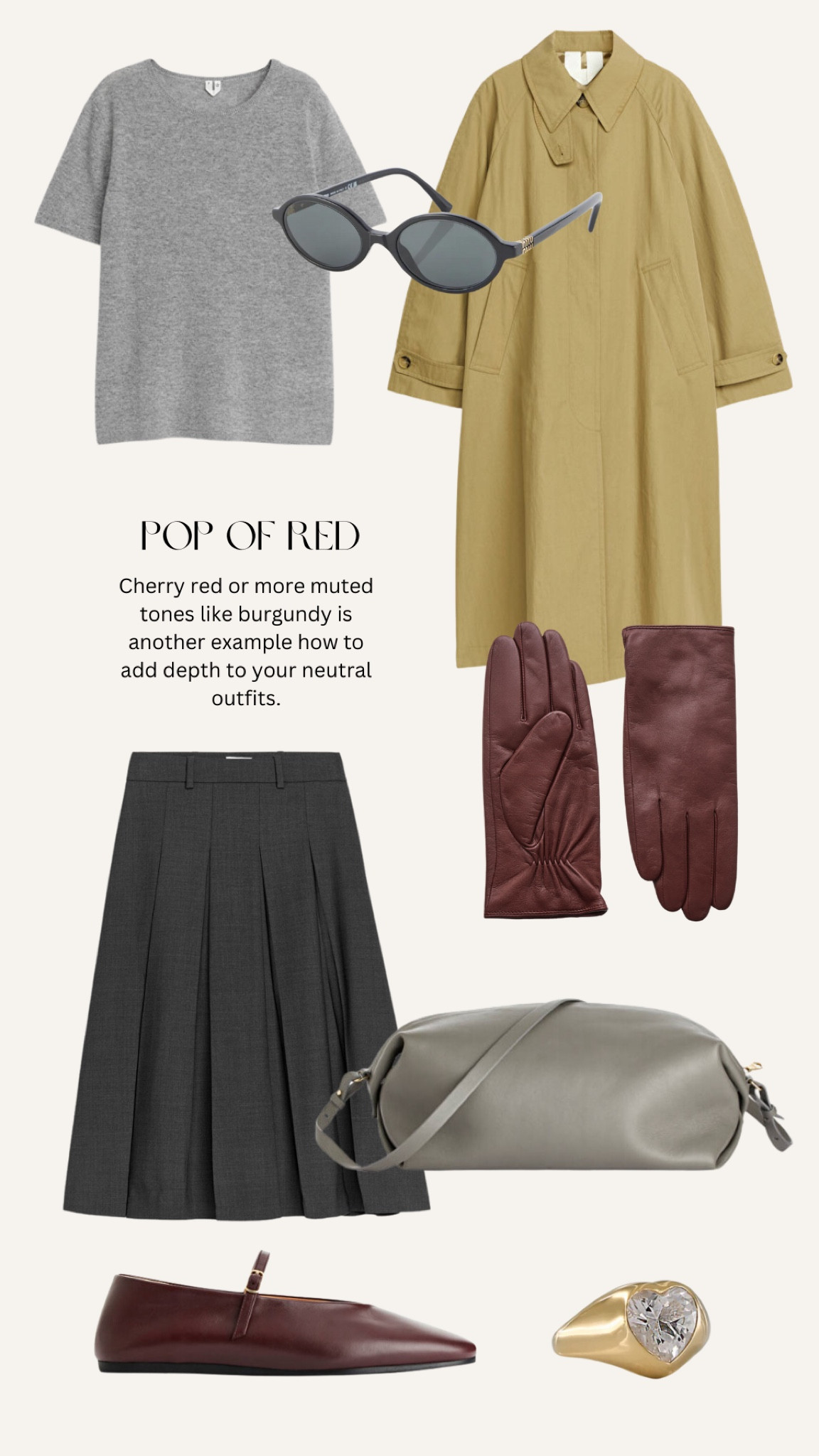 Fall look No.6: it’s all about details! Classic trench and burgundy accessories!

#LTKworkwear #LTKeurope #LTKautumn