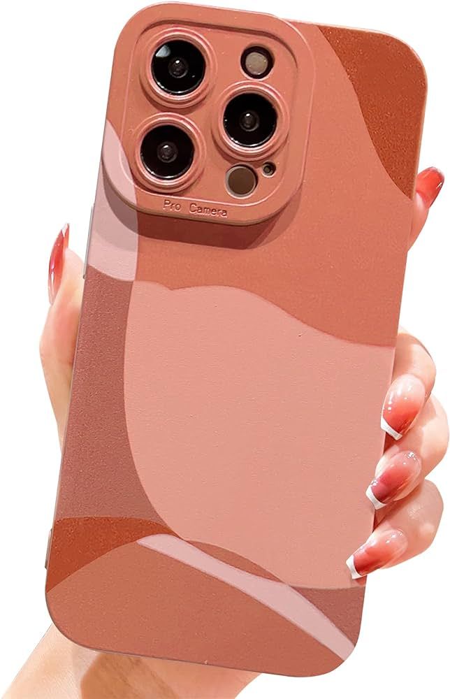 YKCZL Compatible with iPhone 14 Pro Max Case,Cute Painted Art Heart Pattern Full Camera Lens Prot... | Amazon (US)