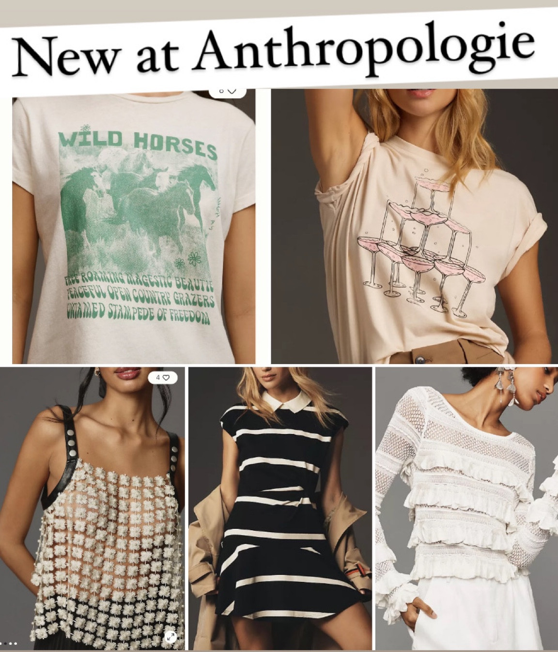 Anthropologie new arrivals! 
Vacation looks, graphic tees, ruffles 

#LTKSeasonal