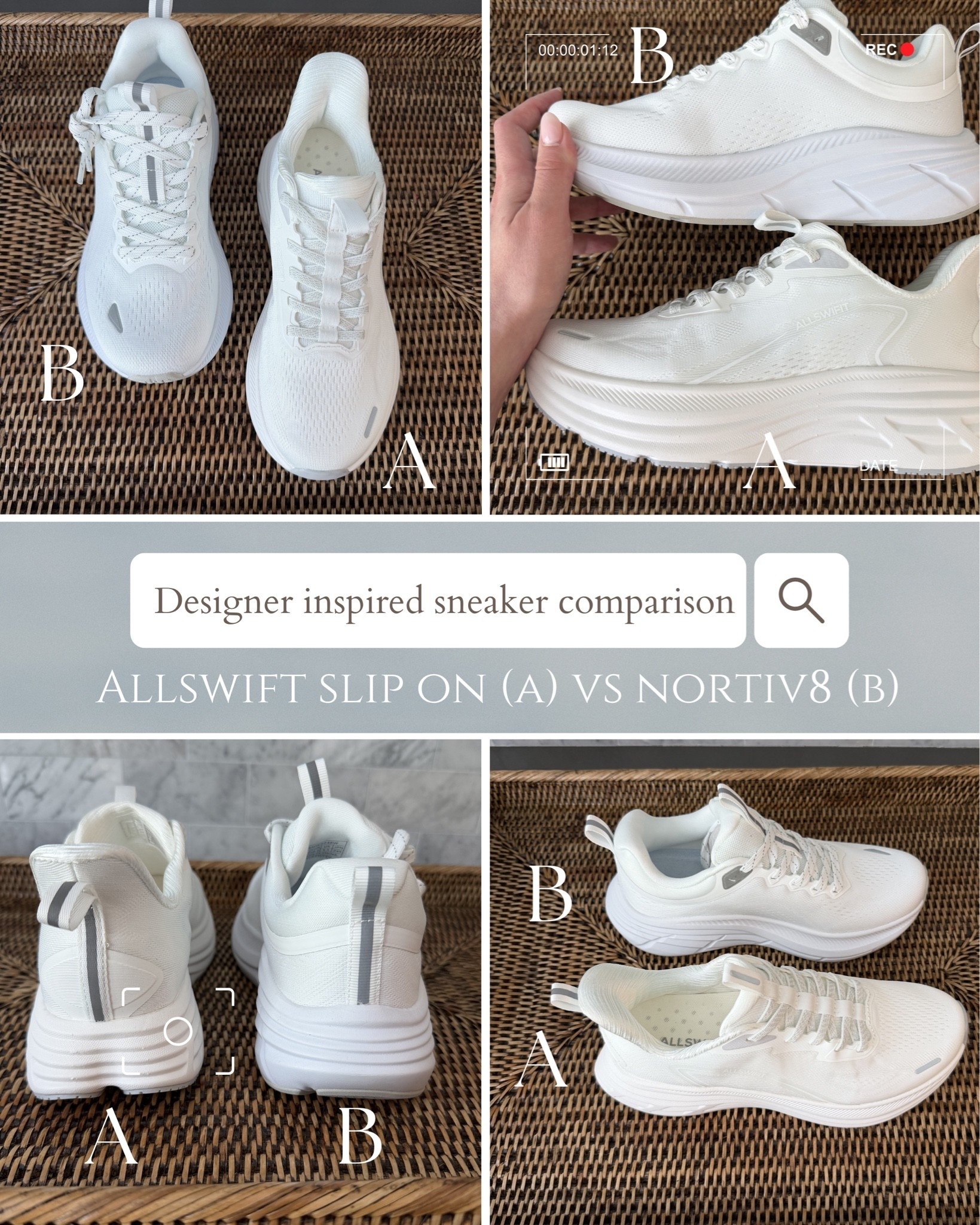I keep seeing these so I wanted to compare side by side. Both are incredibly lightweight & cushioned! My favorite is the Allswift Slip-On, I found it just a bit more comfortable.

#LTKActive #LTKfitnessgoals