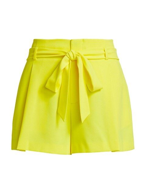 Steffie Seamed Paperbag Shorts | Saks Fifth Avenue