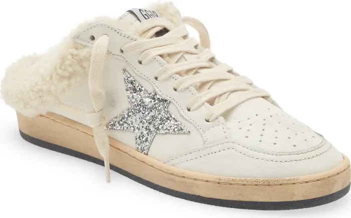 Golden Goose Ball Star Sabot Genuine Shearling Lined Mule Sneaker | Nordstrom | Nordstrom
