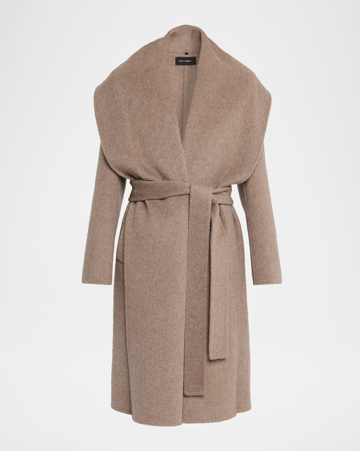 Yael Shawl-Collar Wrap Coat | Neiman Marcus