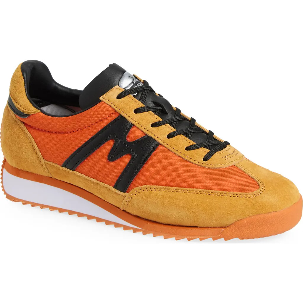 Karhu Gender Inclusive Mestari Sneaker in Jaffa Orange/Black at Nordstrom Rack, Size 4 | Nordstrom Rack