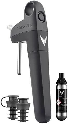 Coravin Pivot - Wine Preservation System - Black - Includes Argon Gas Capsule and 2 Pivot Stopper... | Amazon (US)