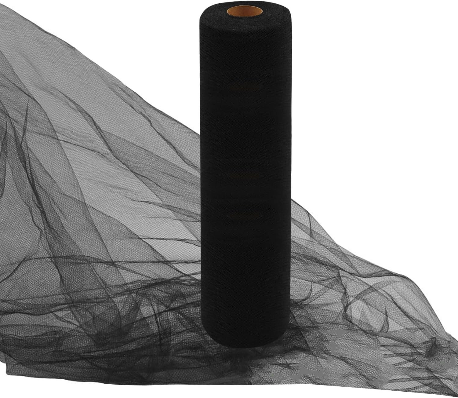 IONTACH Black Tulle Fabric 54 Inch X 10 Yards Tulle Roll | Amazon (US)