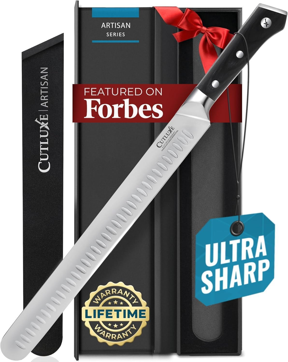 Cutluxe Brisket Knife – 12" Carving & Slicing Knife for Meat & BBQ – Razor Sharp German Steel... | Amazon (US)