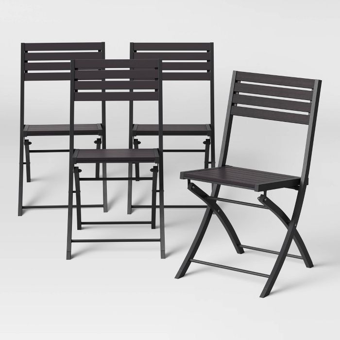 Bryant Faux Wood Folding Patio Bistro Chair - Project 62™ | Target