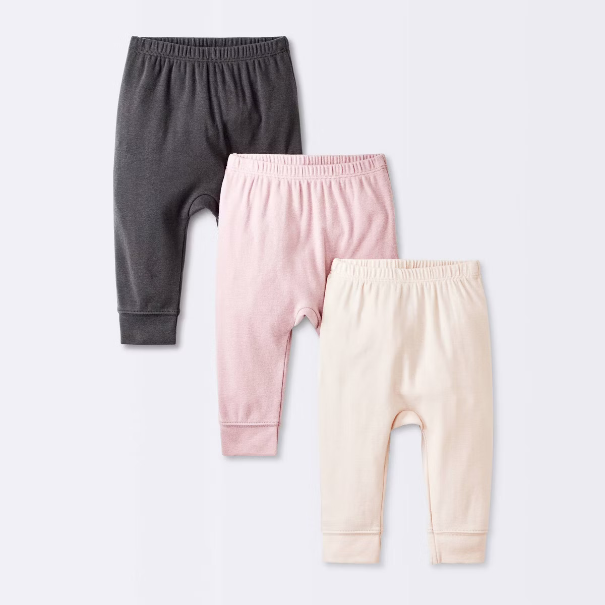 Baby 3pk Cotton Jogger Pants - Cloud Island™ | Target