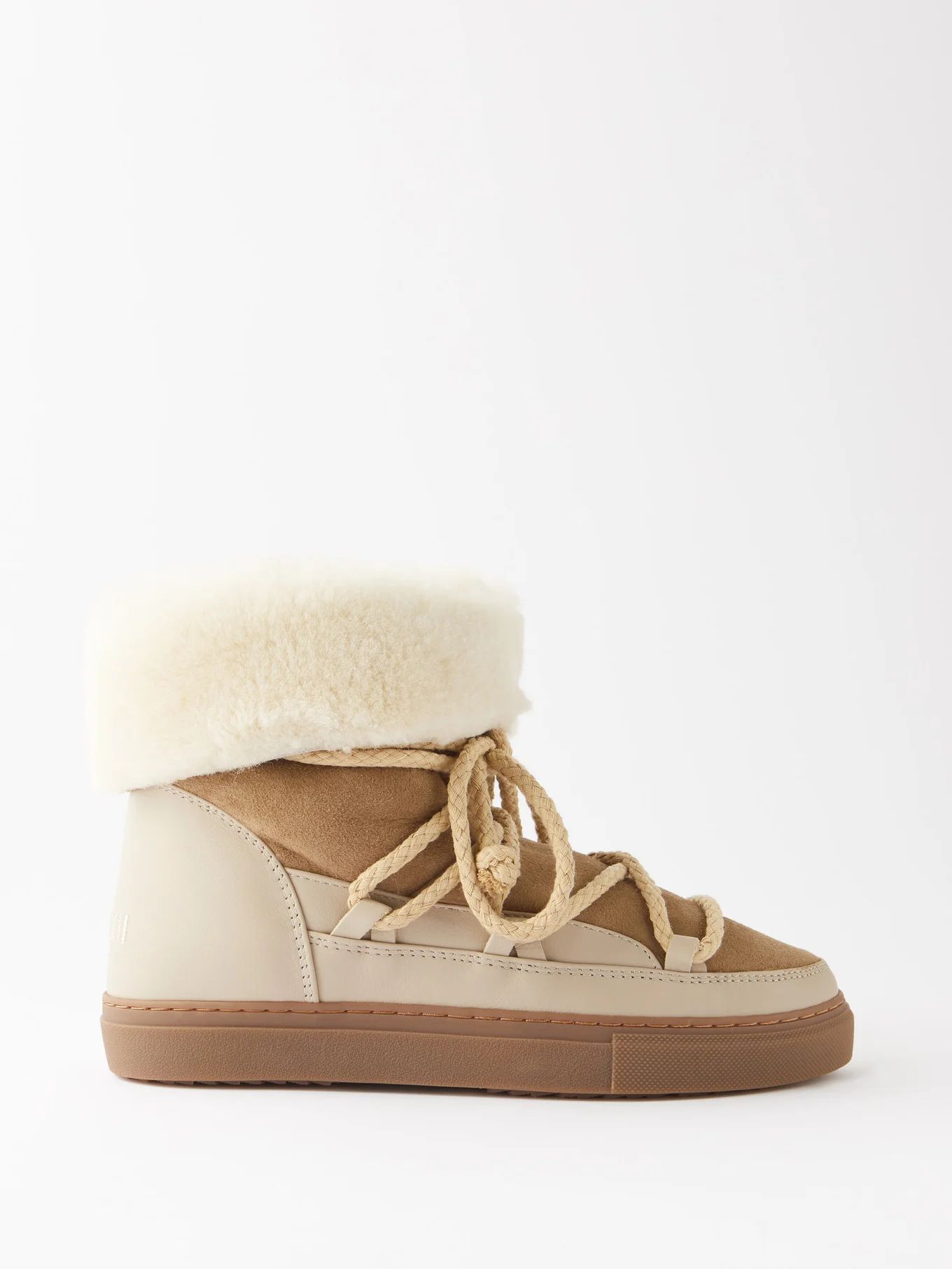 Classic rolled-cuff suede lace-up boots | INUIKII | Matches (UK)
