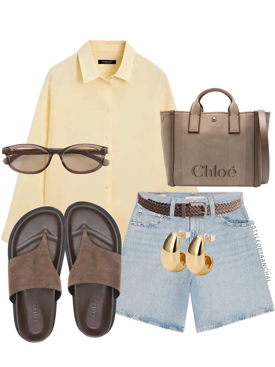 Butter yellow and denim shorts outfit


Butter yellow shirt
Massimo Dutti
Taupe sandals 
Taupe bag
Denim shorts 
Light denim shorts
Hm
Revolve
Taupe sunglasses 

#LTKSeasonal #LTKTravel #LTKgrwm