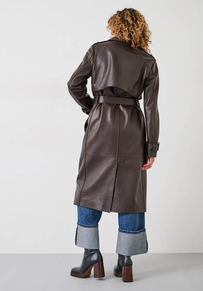Leather Trench Coat | Hush UK