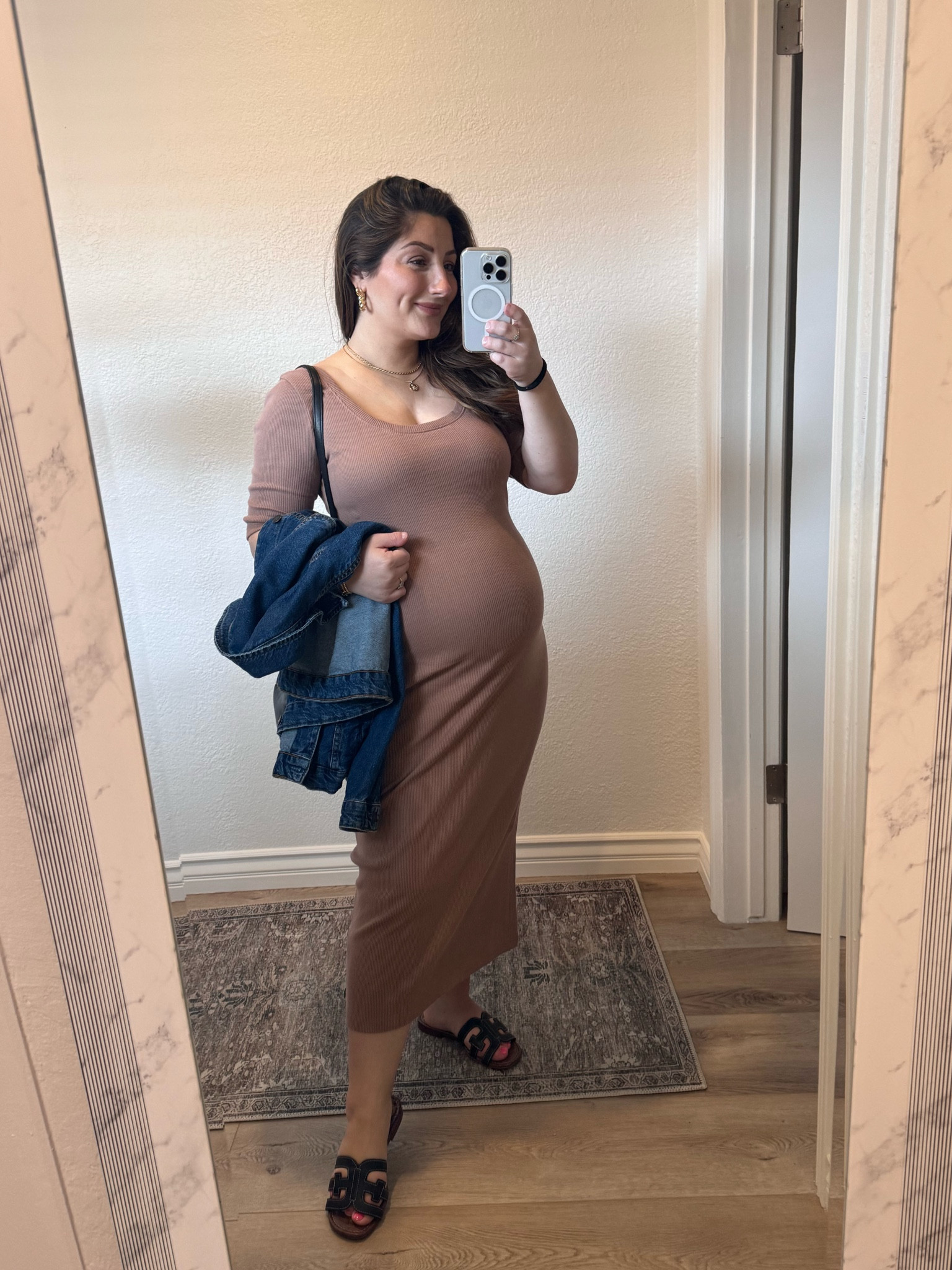 Dress size small
Jean jacket size xs
Shoes TTS

#LTKfindsunder50 #LTKfindsunder100