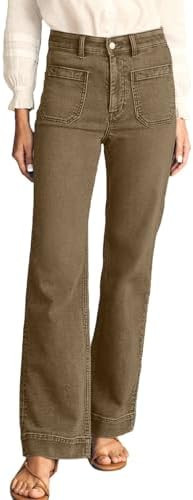 Astylish Women's Wide Leg Jeans High Waisted Stretchy Straight Leg Jeans Loose Trendy Denim Pants... | Amazon (US)