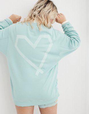 Aerie The Sweat Everyday Cozy Crew Neck Sweatshirt | American Eagle Outfitters (US & CA)