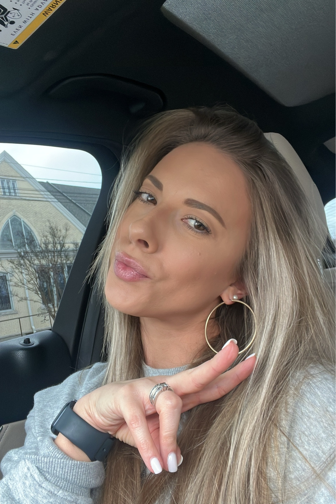 Gold hoops are my go to.  #fyp 

#LTKGiftGuide #LTKStyleTip #LTKHoliday