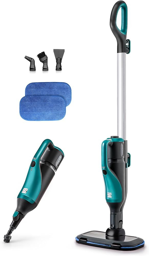 Kenmore SM2050 2-in-1 Steam Mop Hard Floor Cleaner with 2 Modes & 2pcs Washable Pads for Carpets,... | Amazon (US)