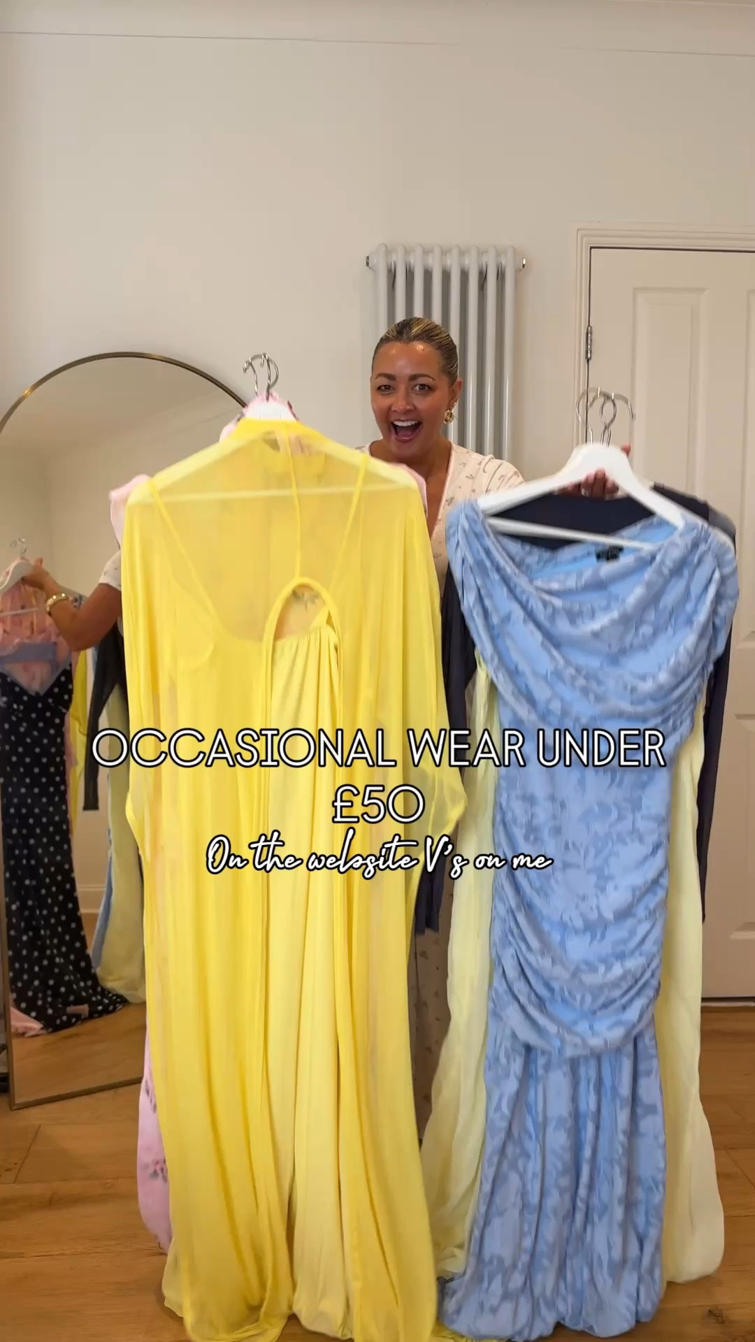 Occasional wear haul dresses under £50 
On the website vs on me 

Size 12/14 
Yellow dress blue dress

#LTKmidsize #LTKpartywear #LTKdresses