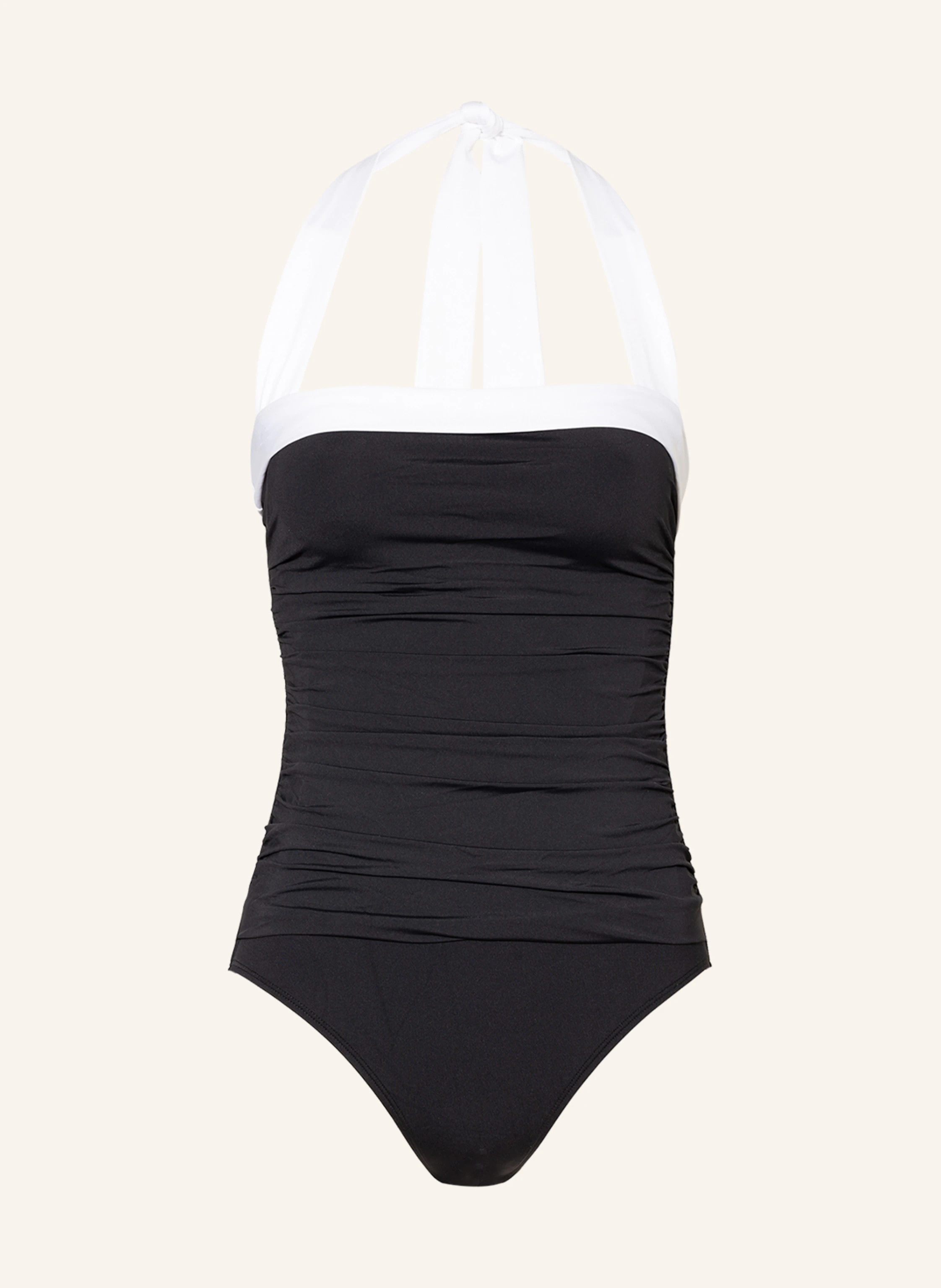 LAUREN RALPH LAUREN Neckholder-Badeanzug BEL AIR in schwarz / weiss | Breuninger (DACH)