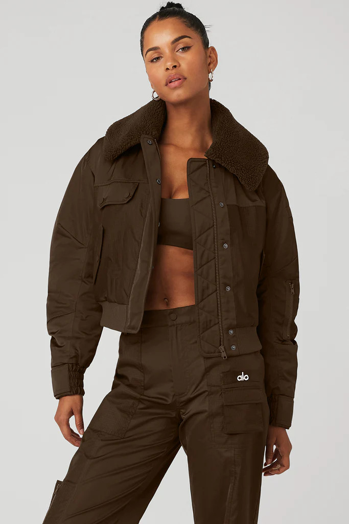 Blaze Bomber - Espresso | Alo Yoga (US)