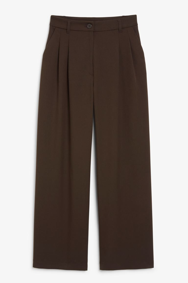 Hochtaillierte Hose mit weitem Bein | H&M (DE, AT, CH, NL, FI)