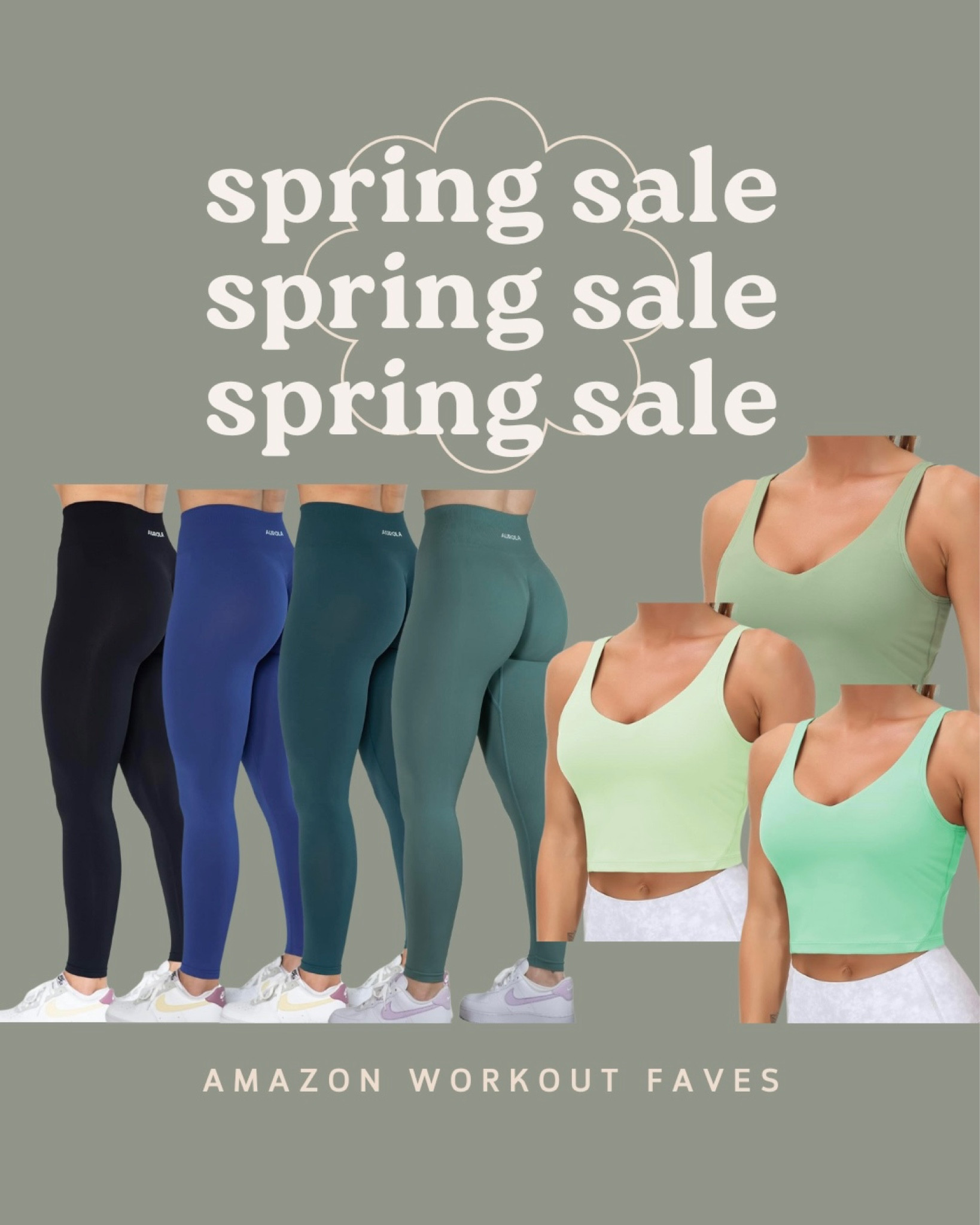My favorite FAAAAAVORITE Amazon workout leggings and tanks are part of Amazon’s Spring Sale so don’t sleep on it 😍

#LTKfitness #LTKsalealert #LTKfindsunder50