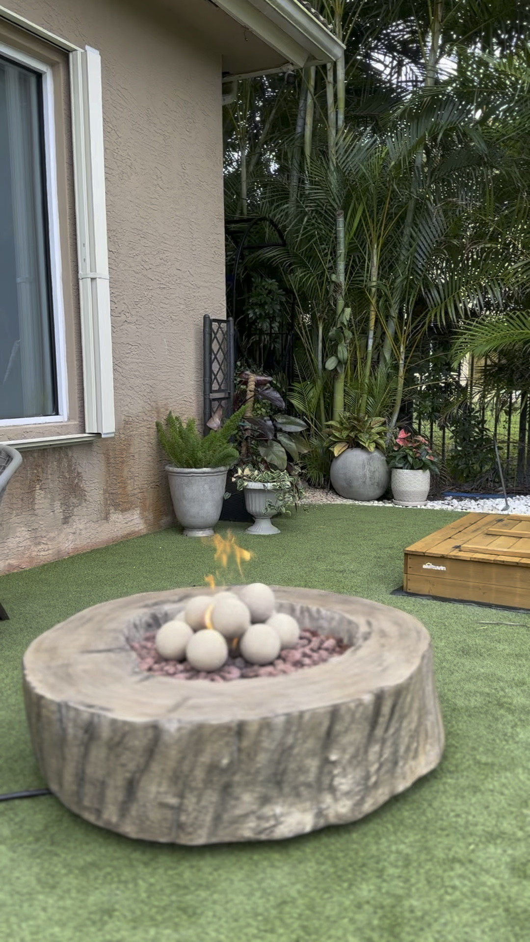 Root fire pit • backyard fire pit • backyard decor • backyard vibes • backyard living • outdoor living room • unique fire pit • 

#LTKhome #LTKfamily