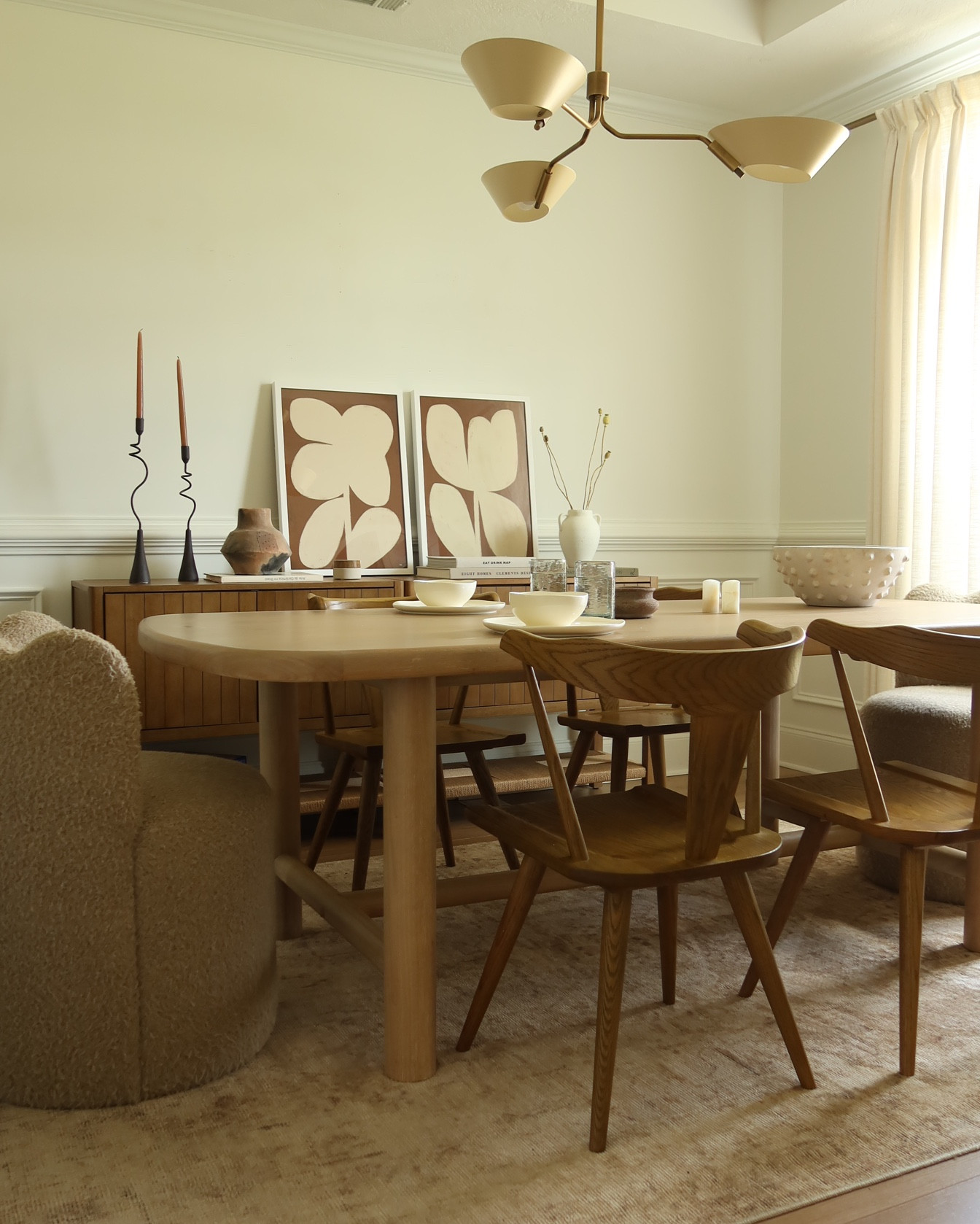 Dining room design! 
Dining chairs dinner plates wall art pendant 

#LTKStyleTip #LTKFindsUnder50 #LTKHome