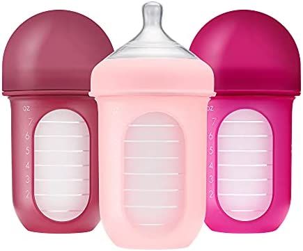Amazon.com : Boon B11226 Nursh Baby Bottles, 3 Count (Pack of 1), Pink : Baby | Amazon (US)