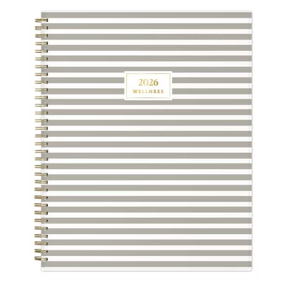 The Everygirl 8.5"x11" 2026 Weekly/Monthly Wellness Planning Calendar Rainie Gray Safety Wireboun... | Target