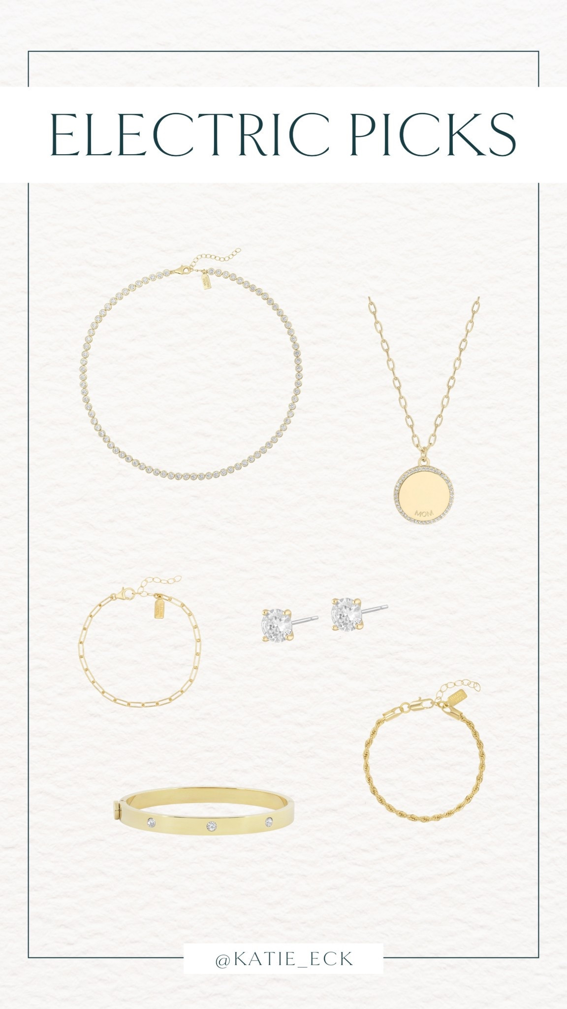 Electric Picks Jewelry is on sale!⚡️these are the pieces that I wear every day ✨

Restocked // jewelry // mom necklace // bracelet // earrings // wedding guest accessories // Christmas gift for her // holiday gift guide 



#LTKootd #LTKHoliday #LTKGiftGuide
