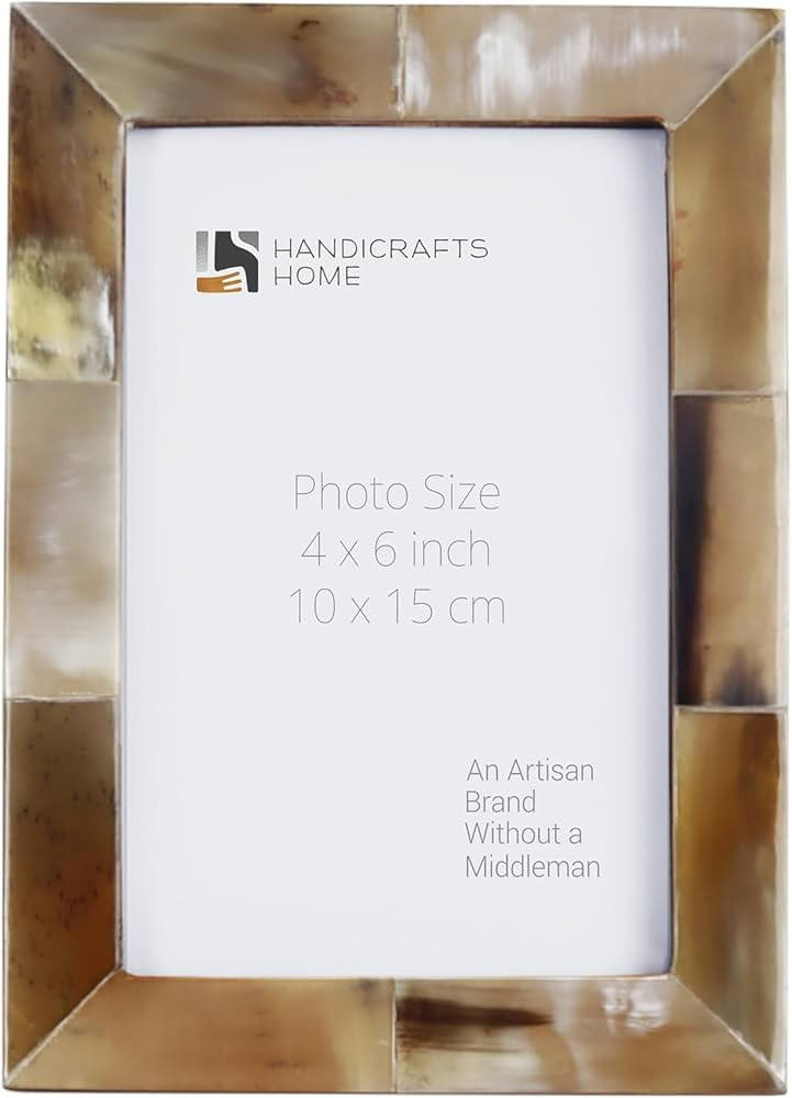 Handicrafts Home 4x6 Picture Frames - Vintage Style Wall Hanging & Desk Decor – Farmhouse Photo... | Amazon (US)