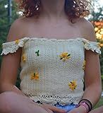 Handmade Crochet Daisy Tank Top | Amazon (US)