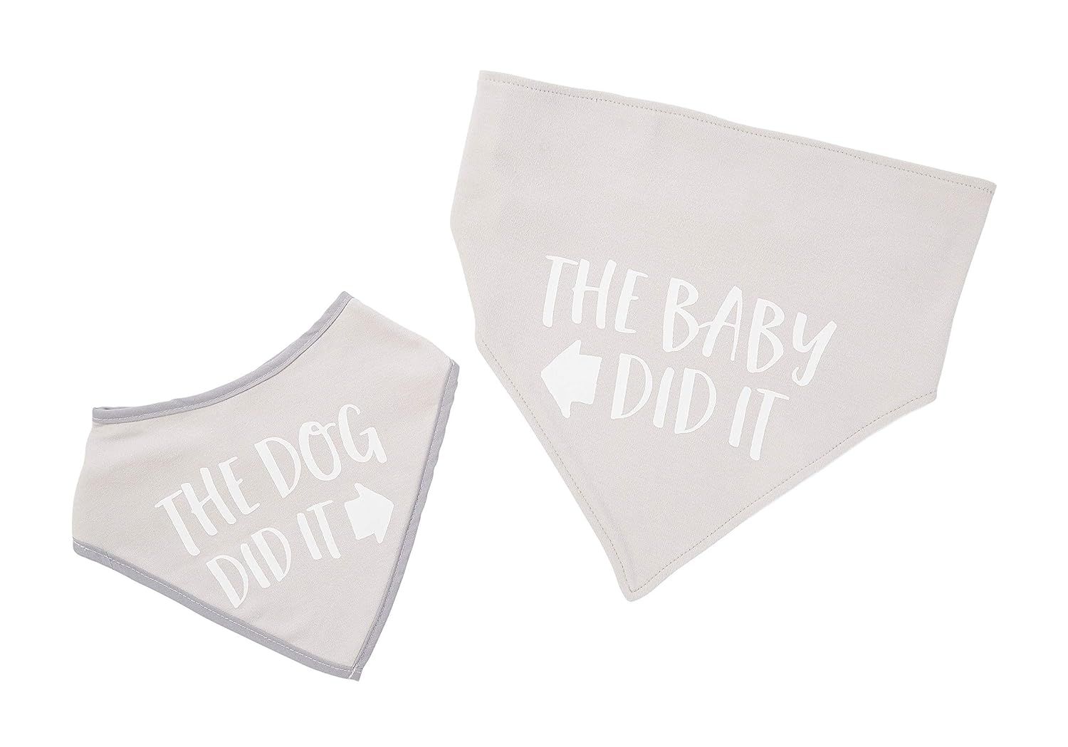 Pearhead Baby and Pet Bib Set, Matching Best Friends Outfits, for Anyone with a Baby and Fur Baby... | Amazon (US)