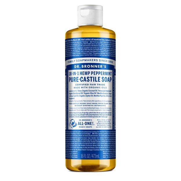 Dr. Bronner's Pure Castile Soap - Peppermint - 16oz | Target