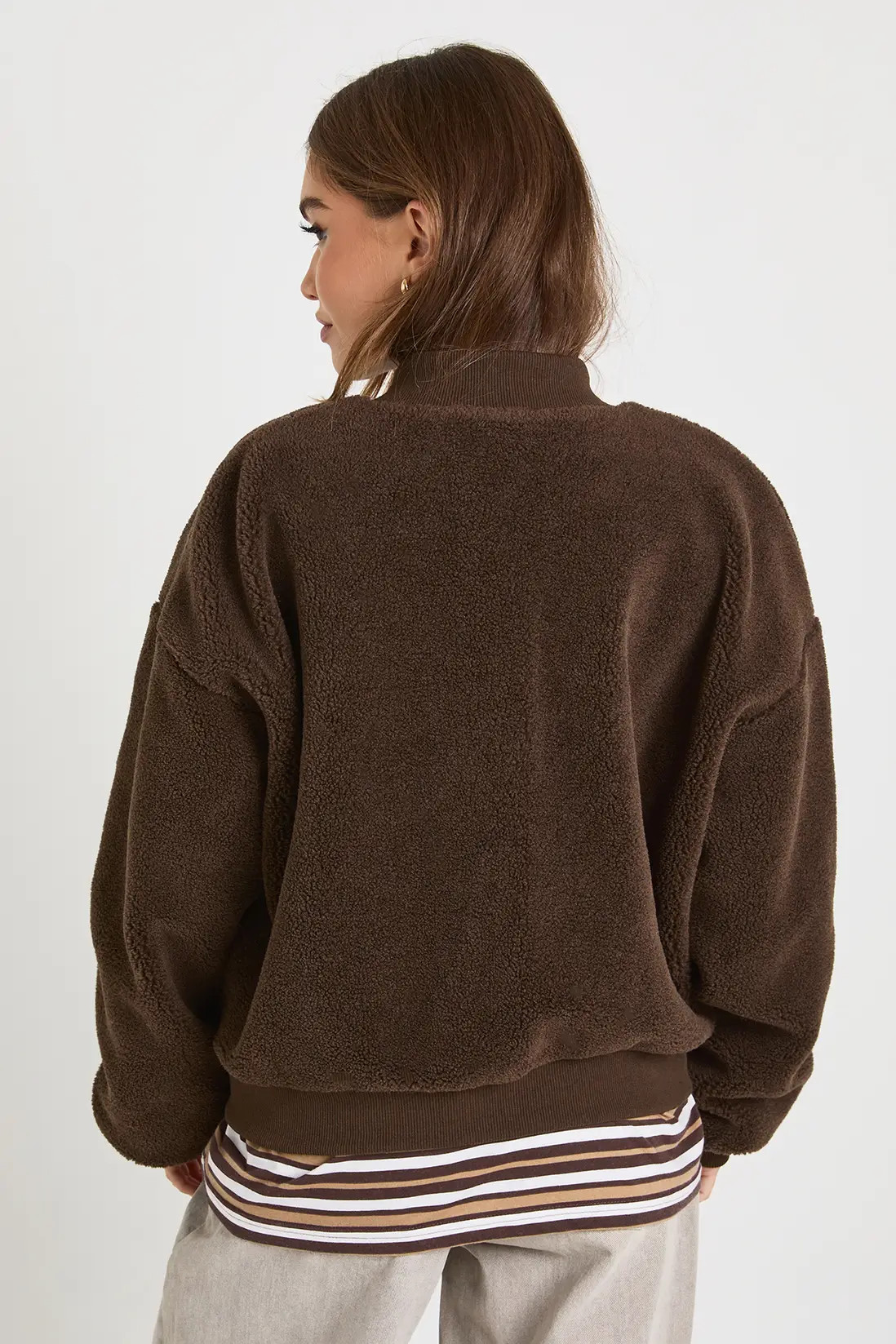 Teddy Bomber Jacket | Boohoo.com (UK & IE)