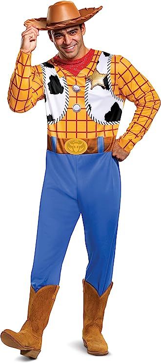 Disguise Men's Disney Pixar Toy Story and Beyond Woody Classic Costume | Amazon (US)