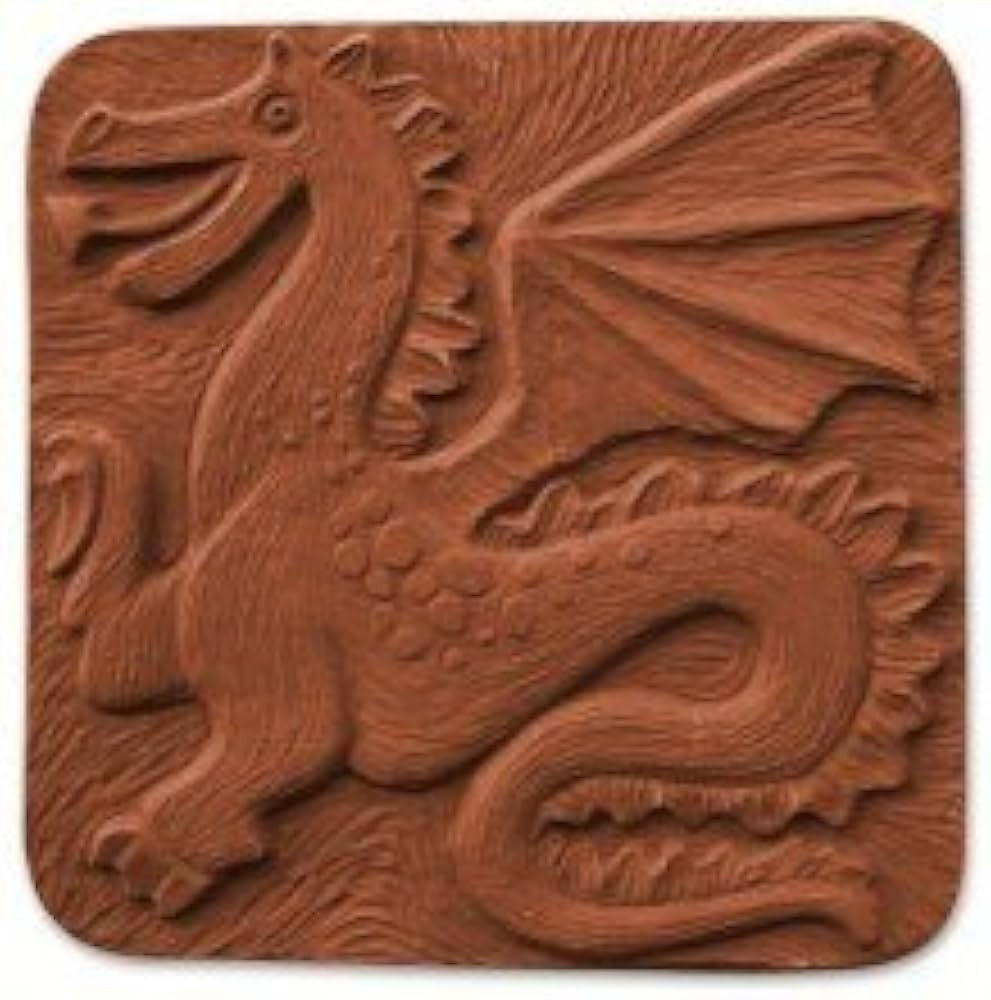 Garden Molds X-DRAG5067 Dragon Stepping Stone Mold - Pack of 2 | Amazon (US)