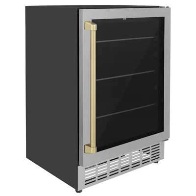 ZLINE 24 in. Monument 154 Can Beverage Fridge | Wayfair North America