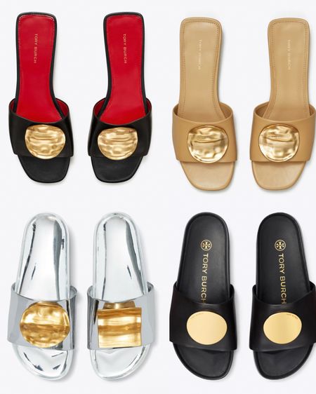 Stunners! Beautiful statement sandals from Tory Burch - obsessed with the versatility and glamour these bring to your closet!! 
